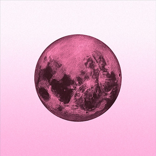 early morning moon, giclee from pastel, various sizes, 2016