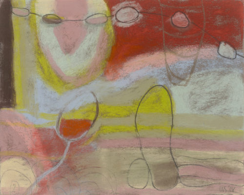 sea threads #2, pastel, 9.5 x 8 in., 2008