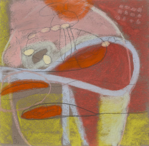 sea threads #4, pastel, 9.5 x 8 in., 2008