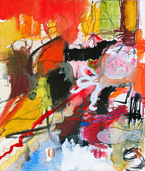 valentine 2008, watercolor, 9 x 7 in., 2008