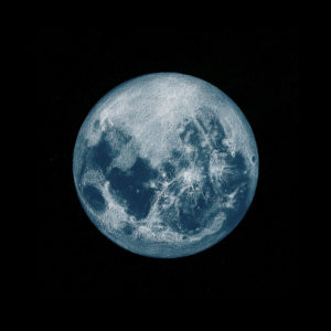 blue moon, giclee from pastel, 9 x 9 in.
