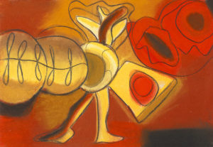 brave soul, pastel, 8 x 10 in., 2005