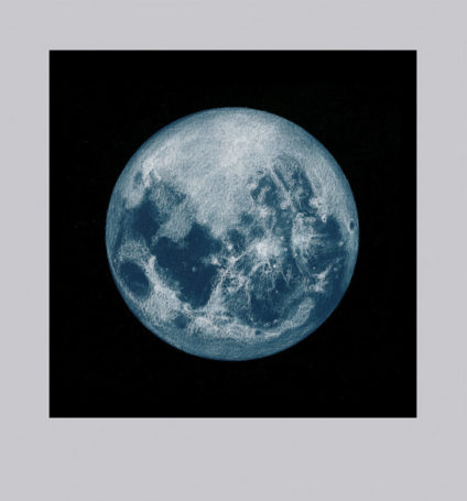 blue moon, giclee from pastel, 13 x 9 in.