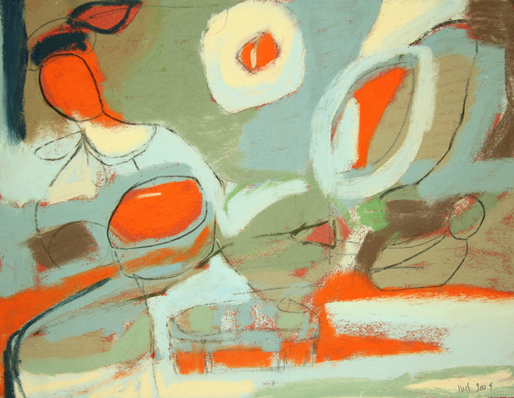 the good parent, pastel, 9 x 12.5 in., 2009