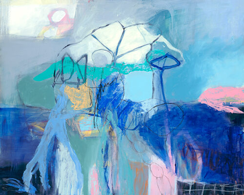 fathom series 4, acrylic, 24 x 30 in., 2024